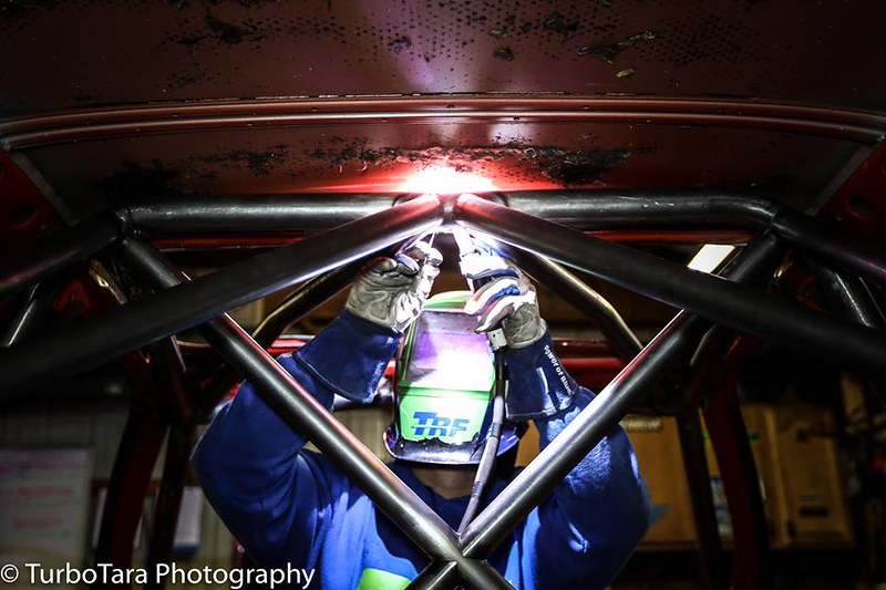 31286953864_a355a50334_c Person welding metal bars inside a UR Quattro , wearing protective gloves and a helmet